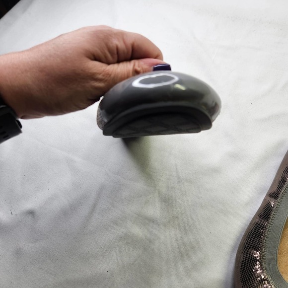 Vionic Allora Ballet Flat Orthotic Shoes Womens Size 7.5 gray Bronze Leather - Picture 6 of 11